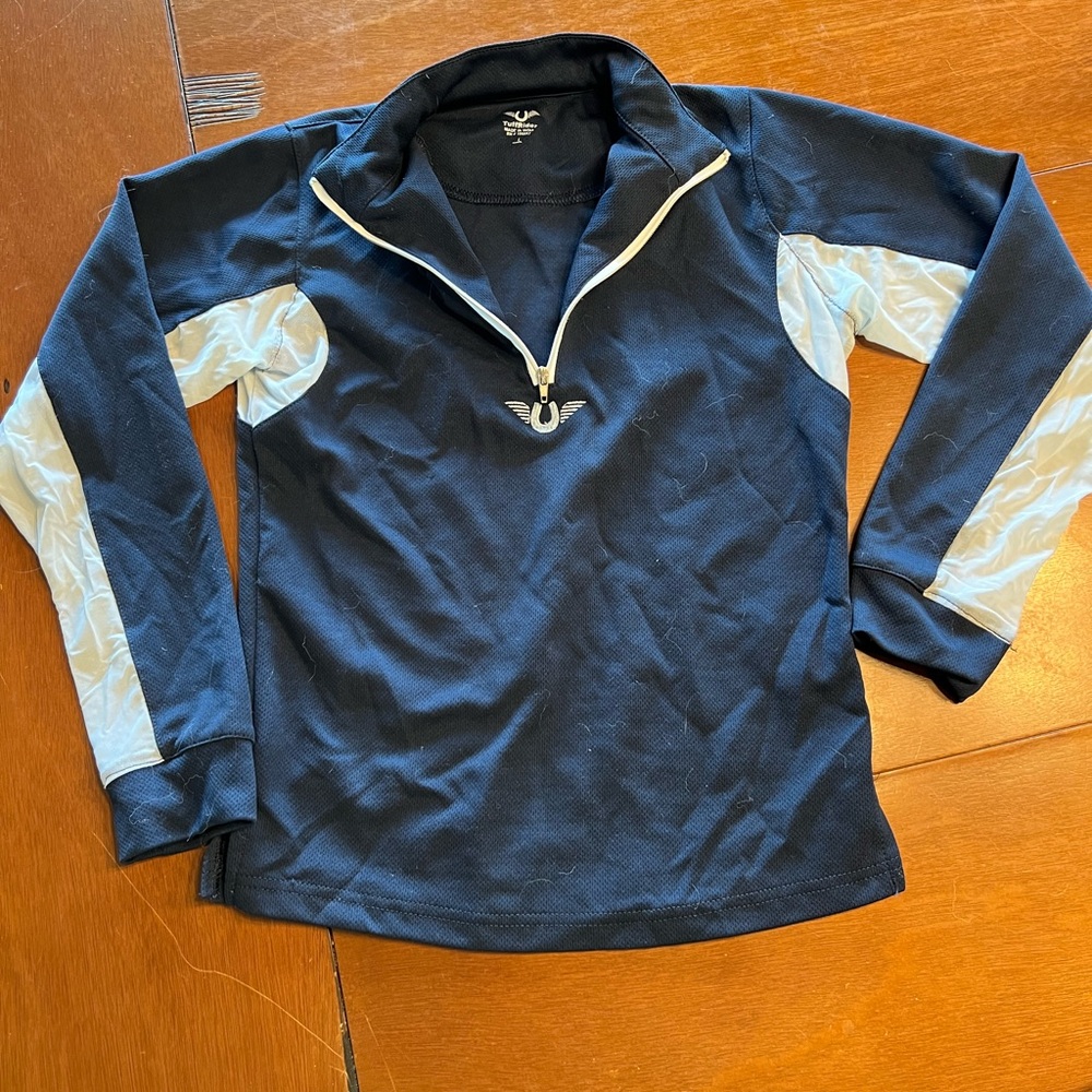 Tuffrider ventilated technical long sleeve equestrian sport shirt